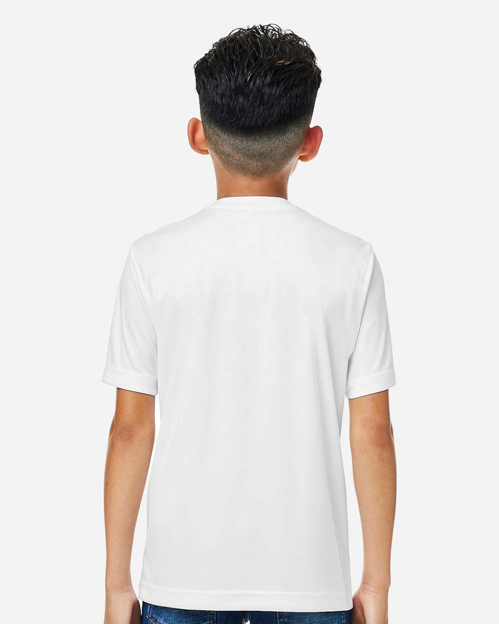 Blank Kids T-shirt 100% Polyester 7.5 oz | CORE365 CE10Y - Image 3