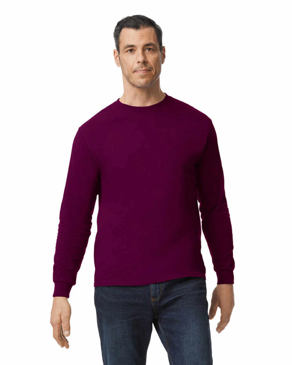 Long Sleeve T-shirt Midweight Cotton 8.8 oz | Gildan 5400 - Image 21