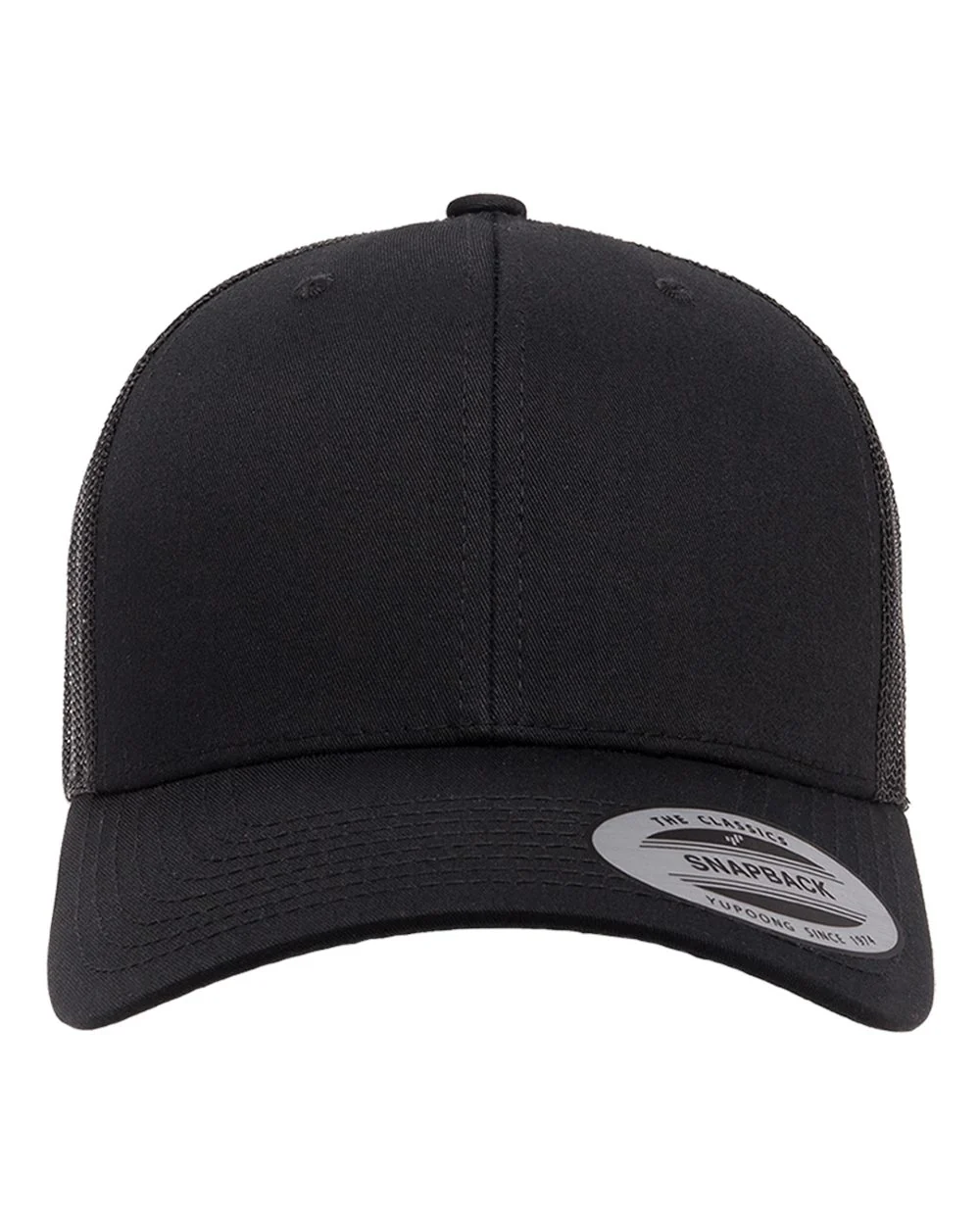 Blank Snapback Trucker Hats (6-panels) | YP Classics 6606 - Image 4