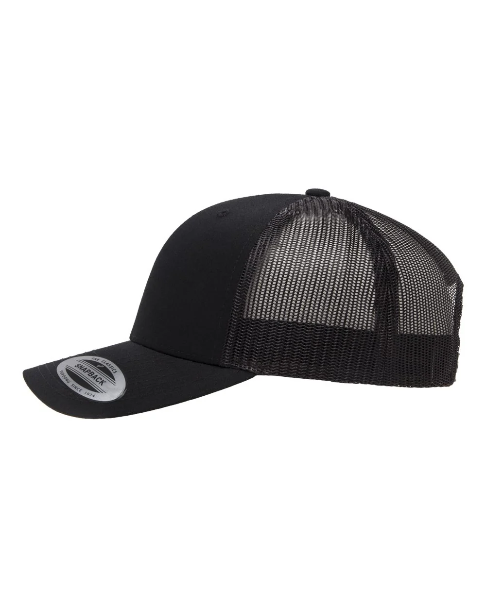 Blank Snapback Trucker Hats (6-panels) | YP Classics 6606 - Image 5