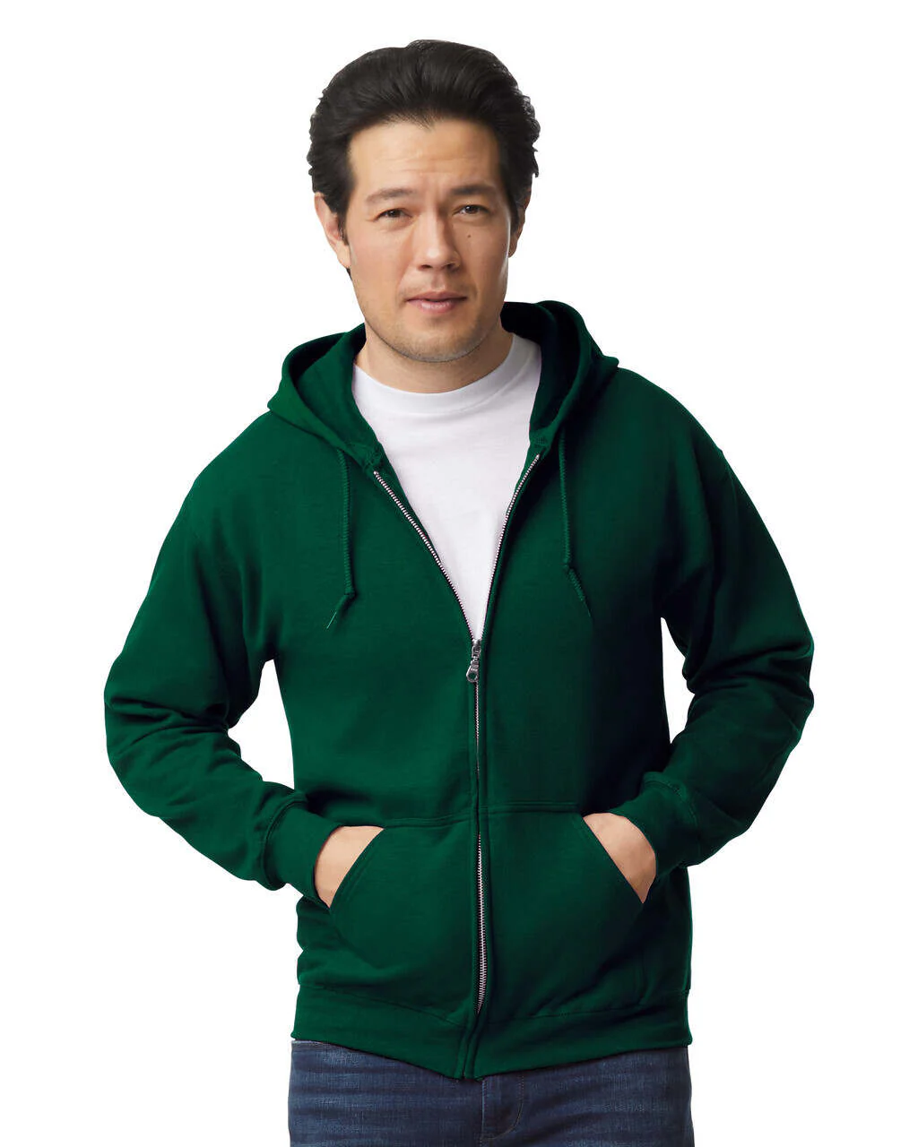 Zip-Up Hoodies 50/50 Cotton-Polyester 13.3 oz | Gildan 18600 - Image 13