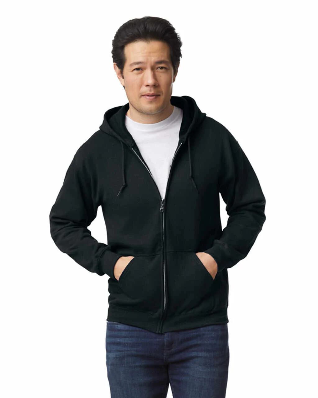 Zip-Up Hoodies 50/50 Cotton-Polyester 13.3 oz | Gildan 18600 - Image 5